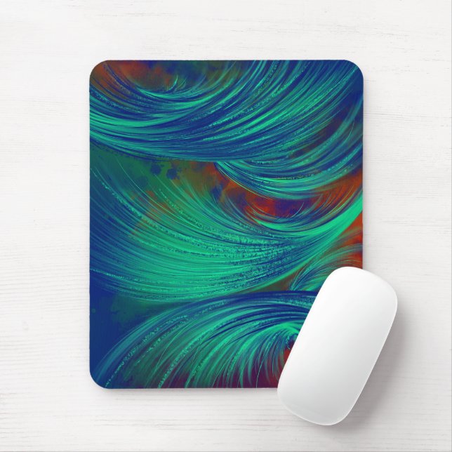 Abstrakt Feathers Mousepad (Mit Mouse)