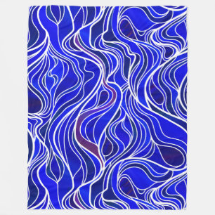 Abstrakt Fleecedecke