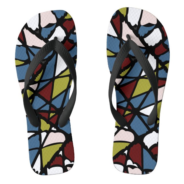 abstrakt flip flops (Fußbett)