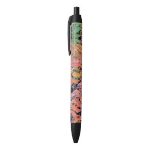 ABSTRAKT/FLORAL/MELON; SCHWARZ,GOLD;PINK;ORANGE;GR KUGELSCHREIBER