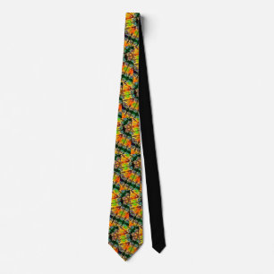 Abstrakt Fraktal Neck Tie Krawatte