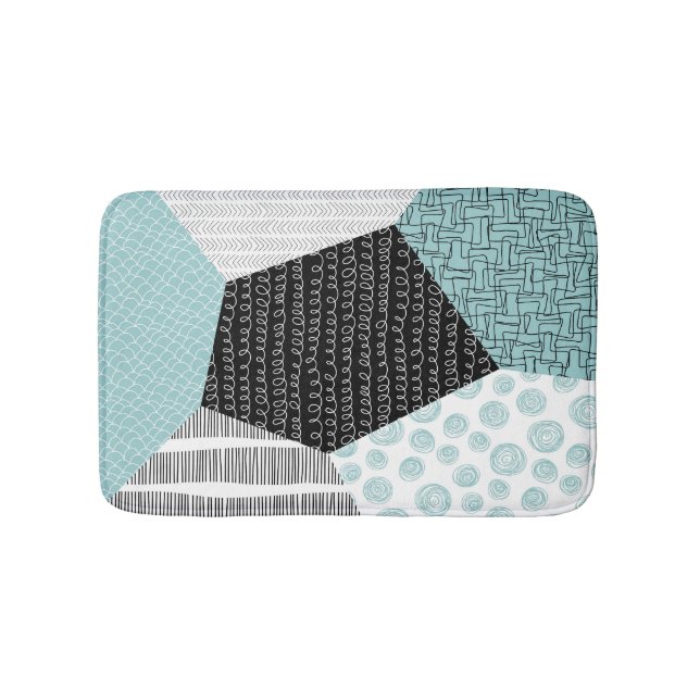 Abstrakt Freehand Zeichnend: künstlerischer Hinter Badematte (Vorderseite)