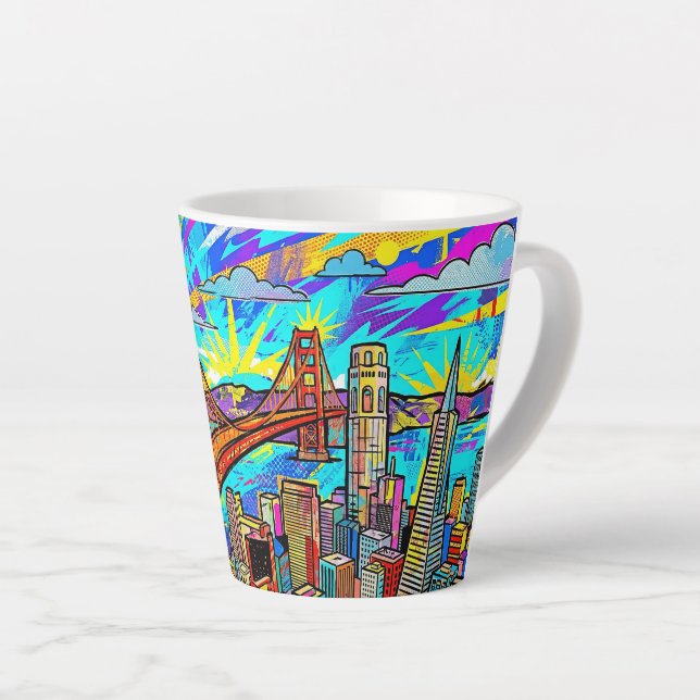 Abstrakt Frisco Milchtasse (Rechte Ecke)