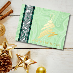 Abstrakt frohe Weihnachten! (Struktur) Postkarte