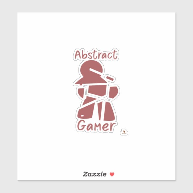 Abstrakt Gamer Fun Broken Meeple Board Game-Liebe Aufkleber (Blatt)