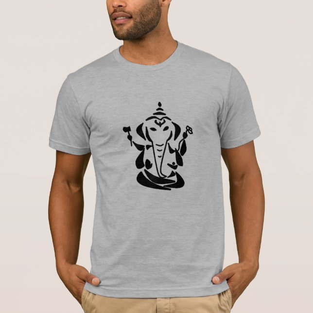 Abstrakt Ganesh - Yoga-T - Shirt (Vorderseite)