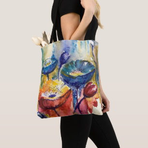 Abstrakt Garden All-Over-Print-Tasche