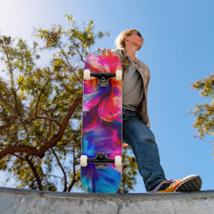 Abstrakt Garden Bloom Skateboard