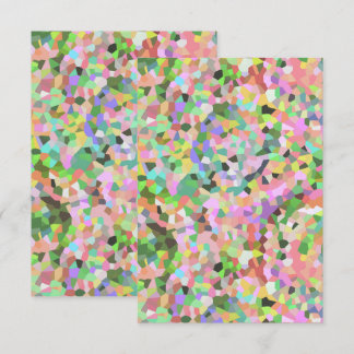 Abstrakt Garden Kalidoscope Karte