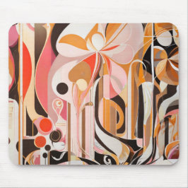 "Abstrakt Garden Symphony" Mousepad