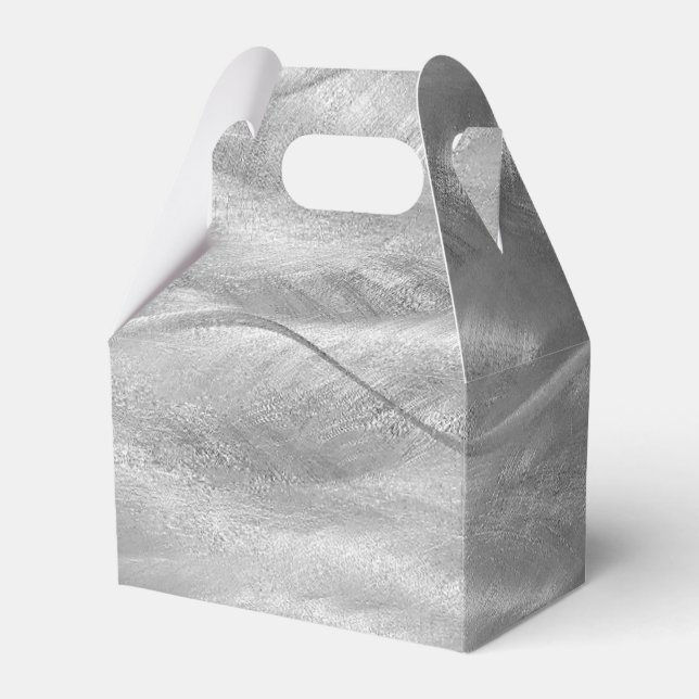 Abstrakt gebürstetes Metall Geschenkschachtel (Vorderseite)