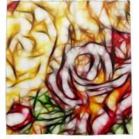 Abstrakt Gelbe Rose Kunstblumenleuchte