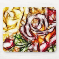 Abstrakt Gelbe Rose Kunstblumenleuchte