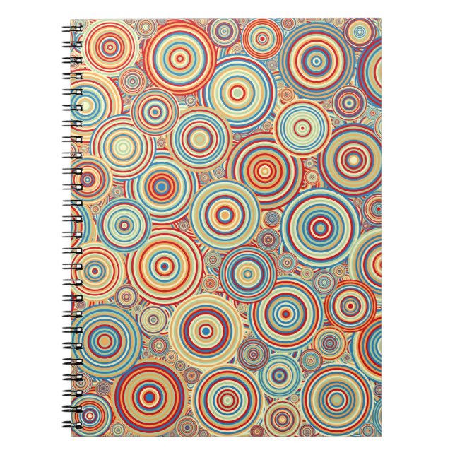 Abstrakt Generative Kunstfarbe  Notizblock (Vorderseite)