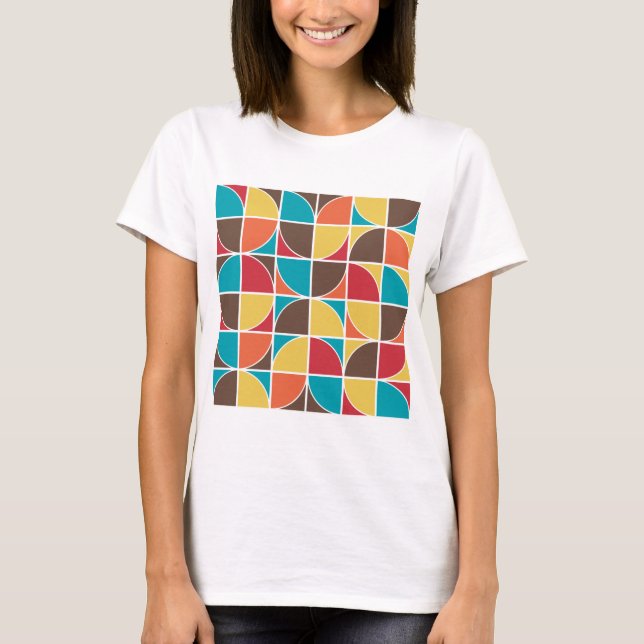 Abstrakt Geometric 110421v4 T - Shirt (Vorderseite)