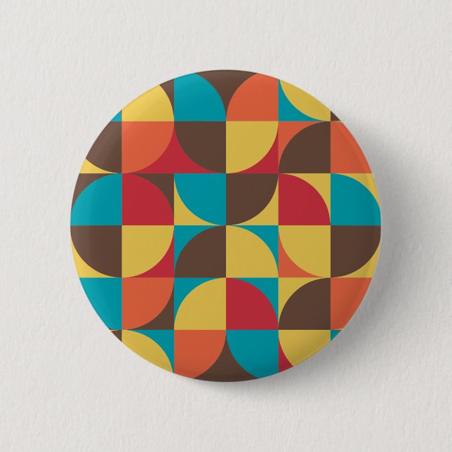 Abstrakt Geometric 110421v5 Button (Vorderseite)