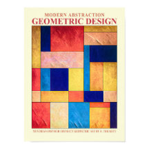 Abstrakt Geometric No. 2 Poster