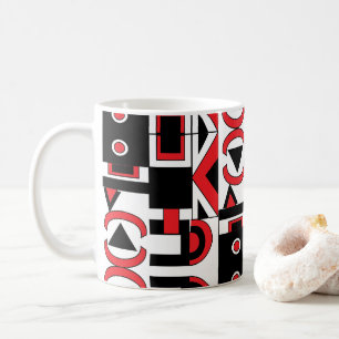 Abstrakt Geometrie Modernes Cool Kaffeetasse