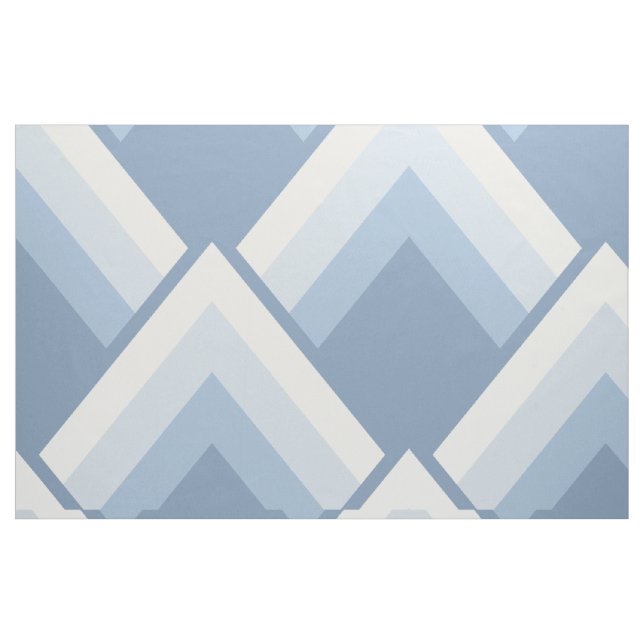 Abstrakt geometrisch, blau und weiß 2 stoff (Fat Quarter (45,7 x 55,9 cm))