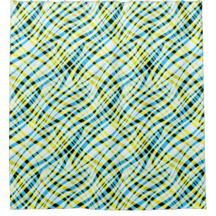 Abstrakt, geometrisch duschvorhang