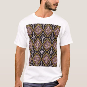 Abstrakt geometrisch, ethnisch, Tapeten-Design. T-Shirt