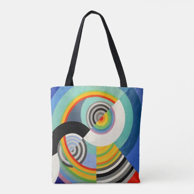 abstrakt geometrisch farbig von Robert Delaunay (Rückseite)