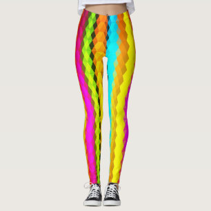 Abstrakt Geometrisch für das Mosaikmuster Leggings