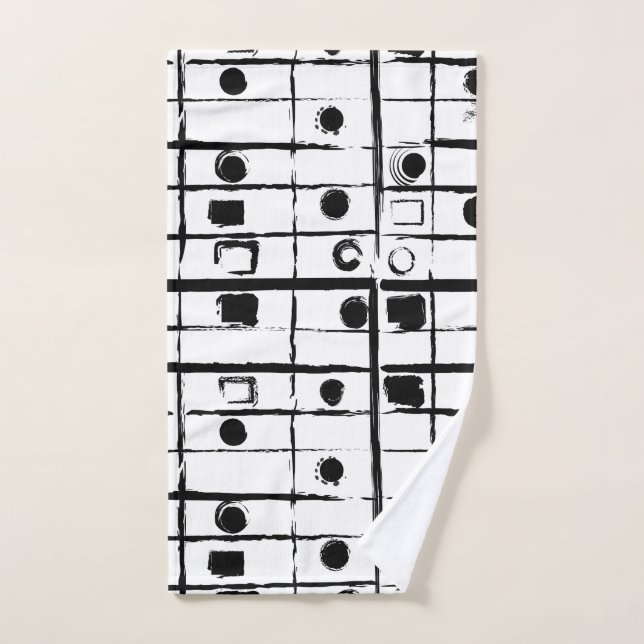 abstrakt geometrisch handtuch (Handtuch)