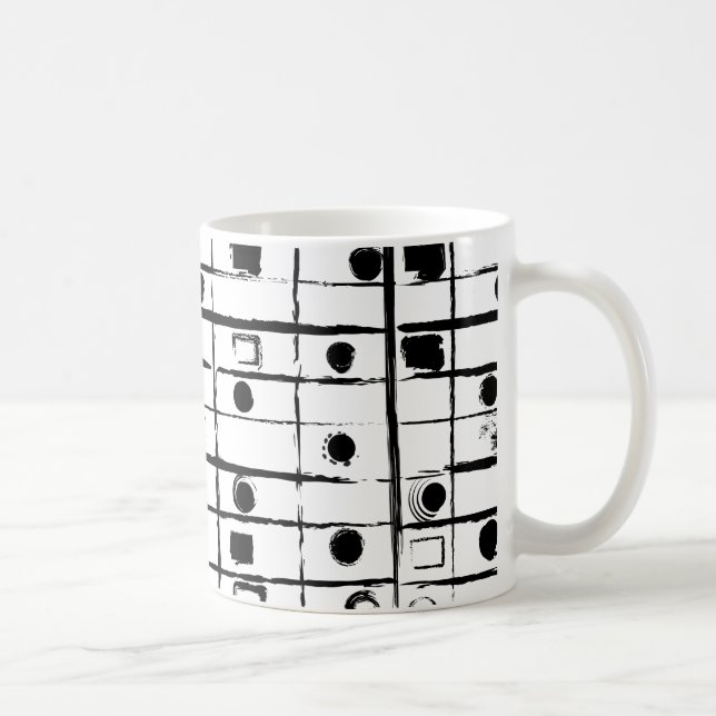 abstrakt geometrisch kaffeetasse (Rechts)