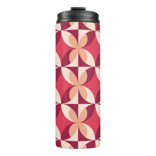 Abstrakt Geometrisch: Nahtloses Textildesign Thermosbecher