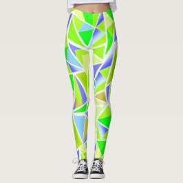 Abstrakt , geometrisch , polygonal leggings