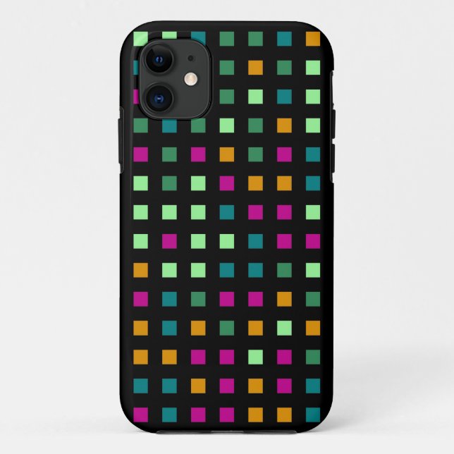 Abstrakt geometrisch | Retro Moderne Plätze Case-Mate iPhone Hülle (Rückseite)