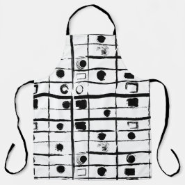 abstrakt geometrisch schürze