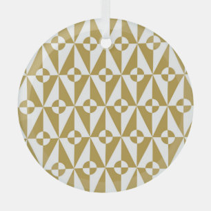Abstrakt Geometrisch: Vintage Nahtloses Muster Ornament Aus Glas