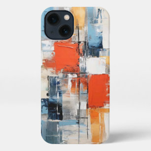 Abstrakt geometrische Ebenen _ iPhone case 13 Hülle
