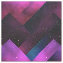 Abstrakt Geometrische Galaxie Zickzack Burgundy Pi