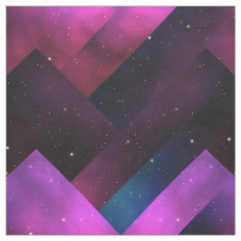 Abstrakt Geometrische Galaxie Zickzack Burgundy Pi Stoff
