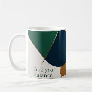 Abstrakt Geometrische Kunst Moderne Kaffeetasse Ta