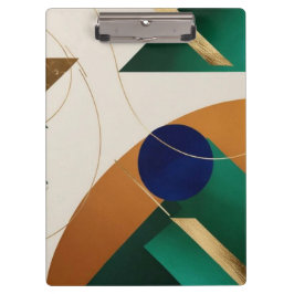 Abstrakt Geometrische Kunst Moderne Plakatminimali Klemmbrett