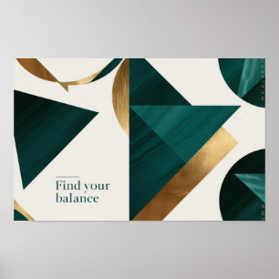 Abstrakt Geometrische Kunst Moderne Plakatminimali Poster