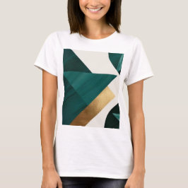 Abstrakt Geometrische Kunst Moderne Plakatminimali T-Shirt