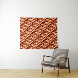 Abstrakt geometrische Muster der Wüstenfarbe Wandteppich