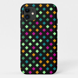 Abstrakt geometrischer Diamant Retro Moderne Plä Case-Mate iPhone Hülle
