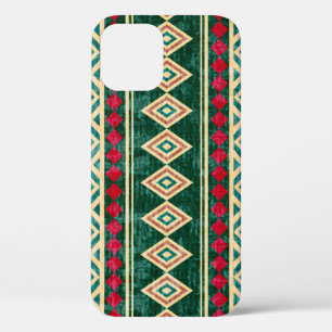 Abstrakt Geometrisches afrikanisches Stilmuster Case-Mate iPhone Hülle