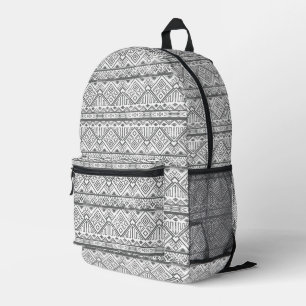 Abstrakt geometrisches Azteenmuster Bedruckter Rucksack