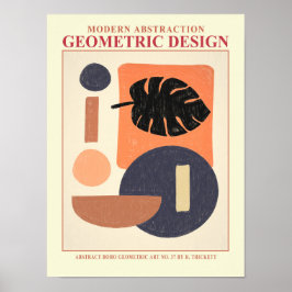 Abstrakt Geometrisches EP Nr. 7 Poster