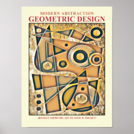 Abstrakt Geometrisches EP Nr. 8 Poster