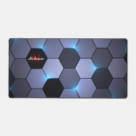 Abstrakt Geometrisches Hexagonal Schreibtischunterlage