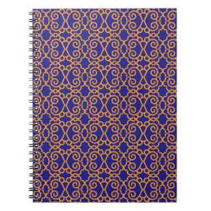 Abstrakt Geometrisches Muster Vintager Hintergrund Notizblock
