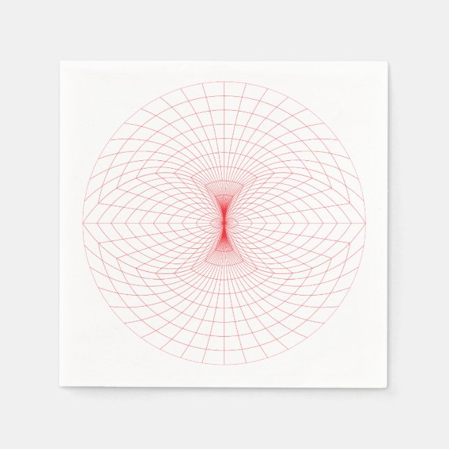 Abstrakt Geometry Napkin Serviette (Vorderseite)